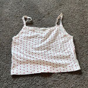 Brandy Melville Heart Top